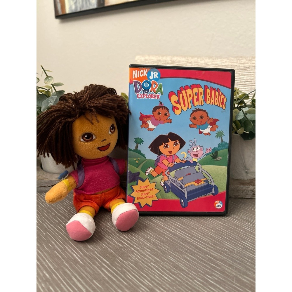 DORA THE EXPLORER: SUPER BABIES DVD & plush Dora